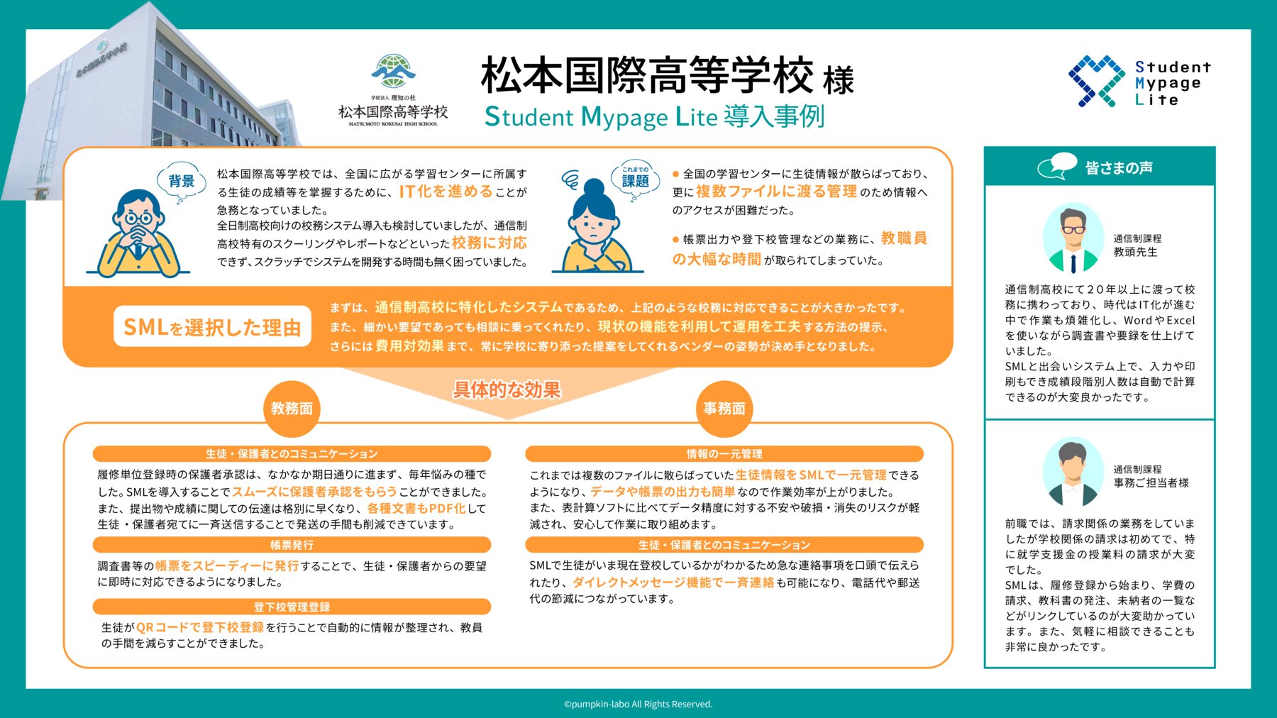 松本国際高等学校 導入事例
